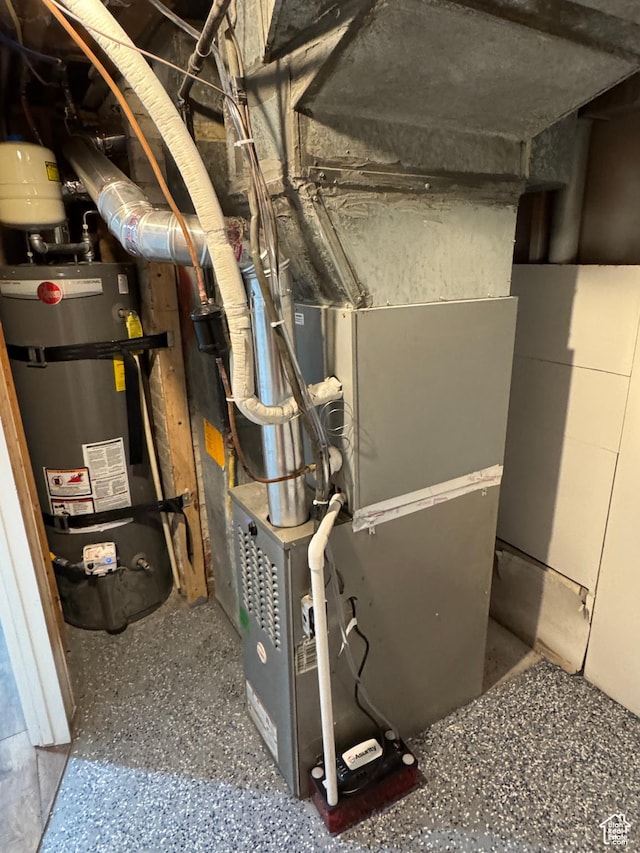 434 W Alta View Dr S, Midvale, UT 84047 - utility room featuring secured water heater