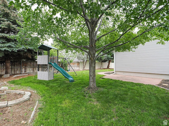 9971 S Borg Dr, Sandy, UT 84092 - fenced backyard with a playground