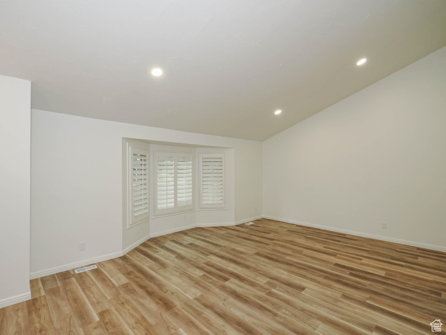 9971 S Borg Dr, Sandy, UT 84092 - unfurnished room with light wood finished floors and recessed lighting