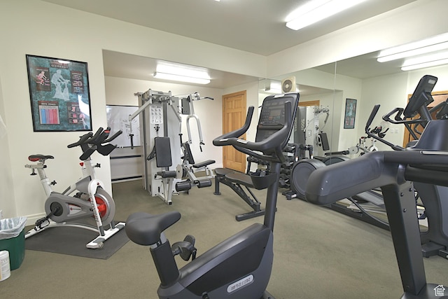5133 N Cove Canyon Dr Unit 200, Park City, UT 84098 - exercise room with carpet floors