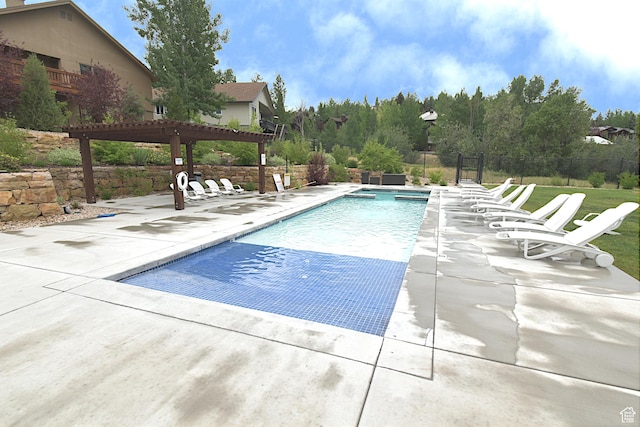 5133 N Cove Canyon Dr Unit 200, Park City, UT 84098 - community pool with a pergola and a patio