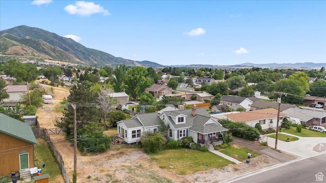670 E 400 S, Payson, UT 84651 - aerial view of residential area featuring mountains