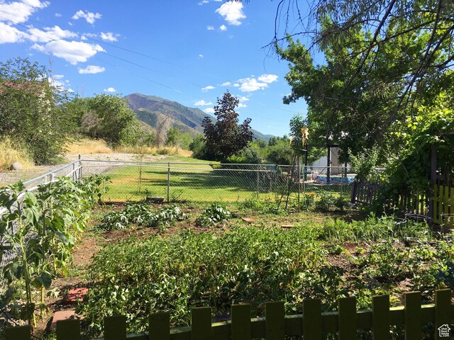 670 E 400 S, Payson, UT 84651 - view of yard featuring a mountain view