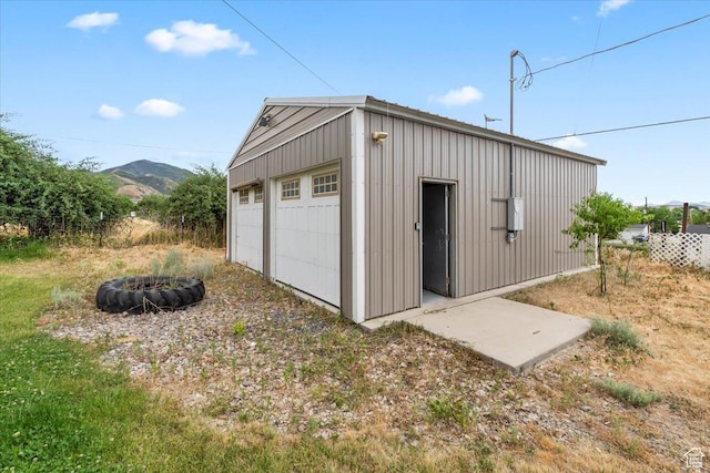 670 E 400 S, Payson, UT 84651 - detached garage with a mountain view