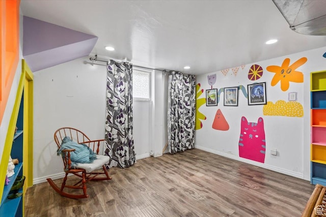 670 E 400 S, Payson, UT 84651 - living area with wood finished floors and recessed lighting
