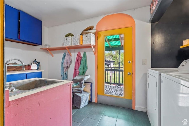 670 E 400 S, Payson, UT 84651 - washroom with separate washer and dryer and cabinet space