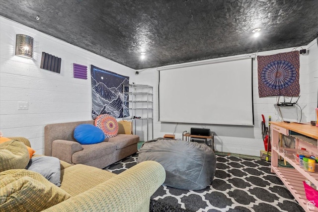 670 E 400 S, Payson, UT 84651 - home theater room with concrete block wall
