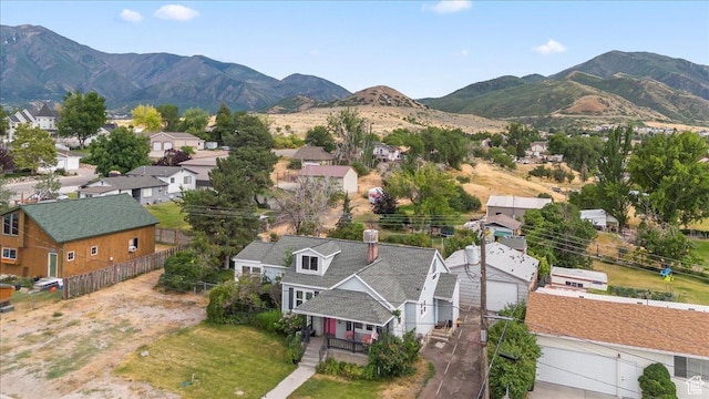 670 E 400 S, Payson, UT 84651 - aerial perspective of suburban area with a mountain backdrop