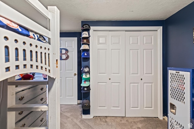 528 W 650 S, Richfield, UT 84701 - carpeted bedroom featuring a closet and a textured ceiling