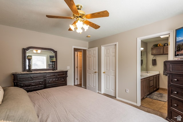 576 Mayo Dr N, Tooele, UT 84074 - bedroom featuring ensuite bath and ceiling fan
