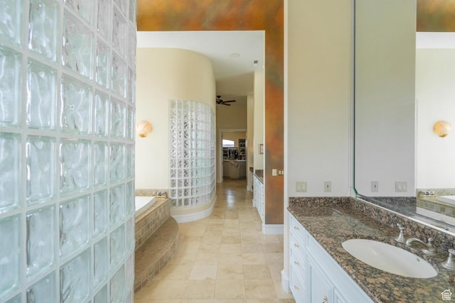 16 N Lions Head Cir, Washington, UT 84780 - full bath featuring a bath, tile patterned floors, and vanity