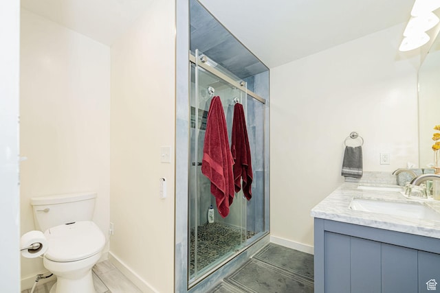 5883 S Jared Way E, South Ogden, UT 84403 - bathroom with double vanity and a stall shower