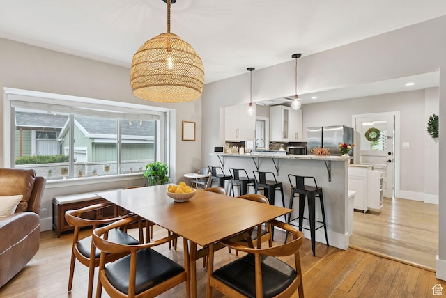1873 S Lincoln St E, Salt Lake City, UT 84105 - dining area with plenty of natural light, light wood-style flooring, and recessed lighting