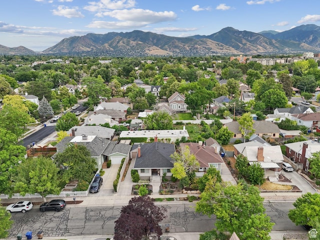 1873 S Lincoln St E, Salt Lake City, UT 84105 - aerial view of residential area with a mountain backdrop