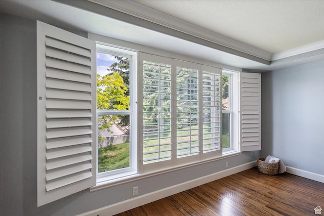 3075 E Kennedy Dr Unit 315, Salt Lake City, UT 84108 - spare room featuring plenty of natural light and wood finished floors