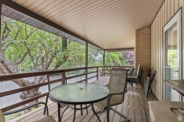 388 S Golden Circle Dr E, Fruit Heights, UT 84037 - wooden deck featuring outdoor dining area