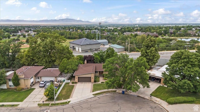 388 S Golden Circle Dr E, Fruit Heights, UT 84037 - aerial perspective of suburban area featuring a mountain backdrop