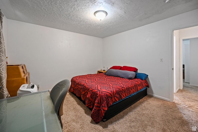 308 W 1050 N, Logan, UT 84321 - bedroom featuring carpet flooring and a textured ceiling