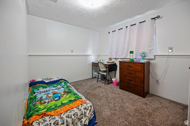 308 W 1050 N, Logan, UT 84321 - bedroom featuring carpet and a textured ceiling
