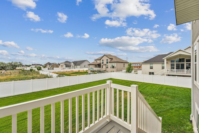 4269 W 2025 S, West Haven, UT 84401 - deck with a residential view and a fenced backyard