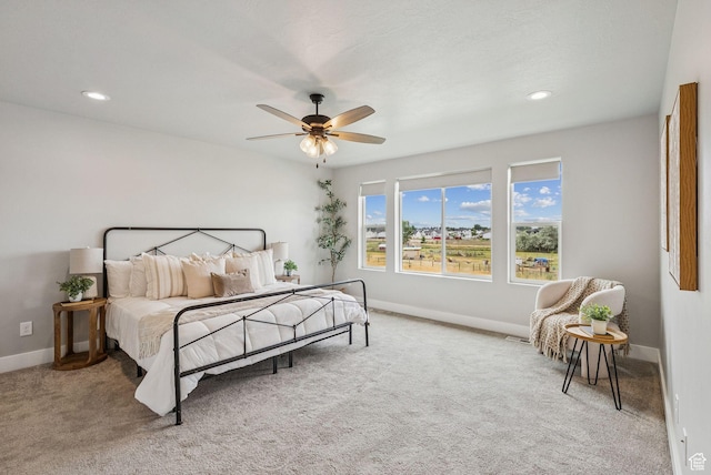4269 W 2025 S, West Haven, UT 84401 - bedroom with carpet, ceiling fan, and recessed lighting