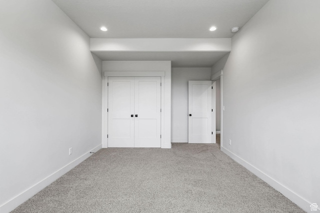 3071 N Mountain Rd Unit 4, North Ogden, UT 84414 - unfurnished bedroom with carpet and recessed lighting