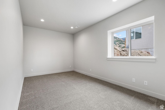 3071 N Mountain Rd Unit 4, North Ogden, UT 84414 - carpeted spare room featuring recessed lighting and baseboards