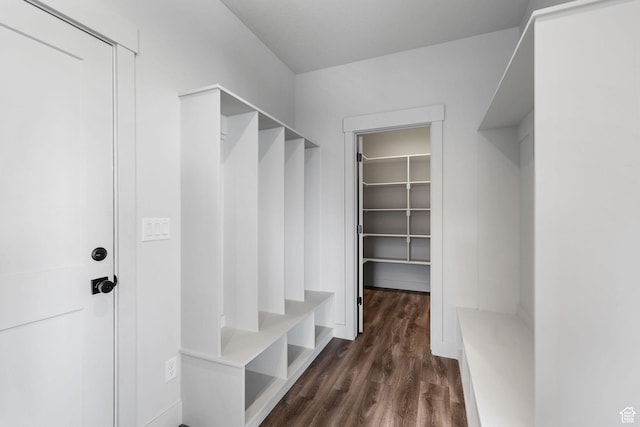 3071 N Mountain Rd Unit 4, North Ogden, UT 84414 - mudroom featuring dark wood-type flooring