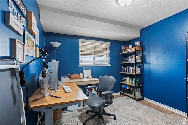 446 Robins Ave, Ogden, UT 84404 - office featuring a textured ceiling and baseboards