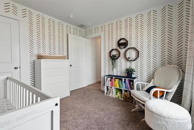 356 N Starboard Ln Unit 1555, Saratoga Springs, UT 84045 - carpeted bedroom featuring wallpapered walls