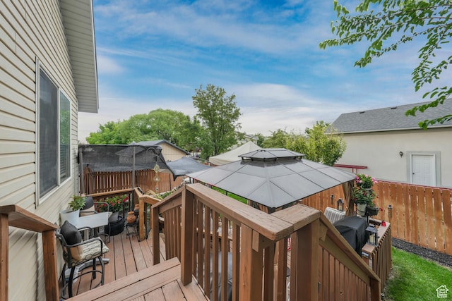 3561 S Jenelles Bay, West Valley City, UT 84119 - deck with a fenced backyard