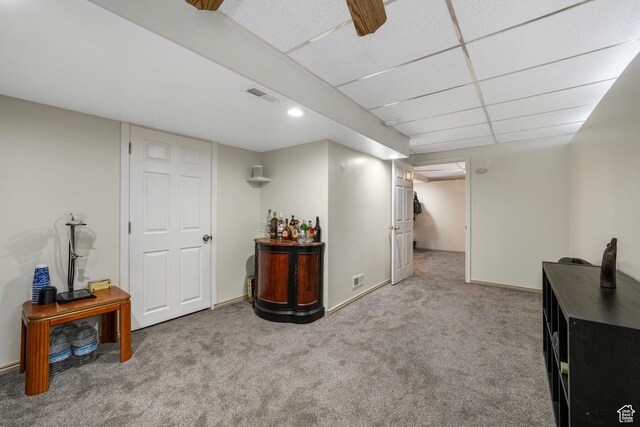 3561 S Jenelles Bay, West Valley City, UT 84119 - finished basement with carpet floors and recessed lighting