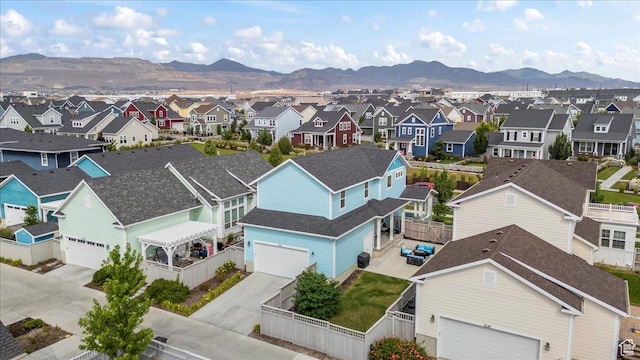 5131 W Mellow Way S, South Jordan, UT 84009 - aerial view of residential area featuring mountains