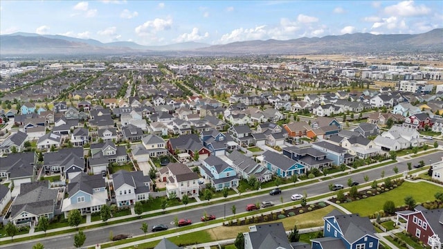 5131 W Mellow Way S, South Jordan, UT 84009 - aerial view of property's location with a mountain backdrop