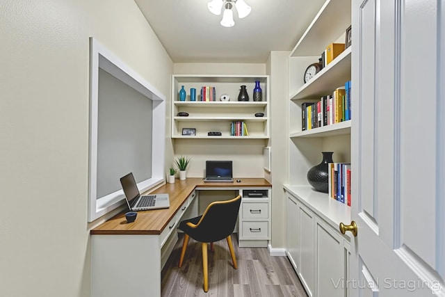607 E 4030 S, Murray, UT 84107 - office space with built in desk and wood finished floors