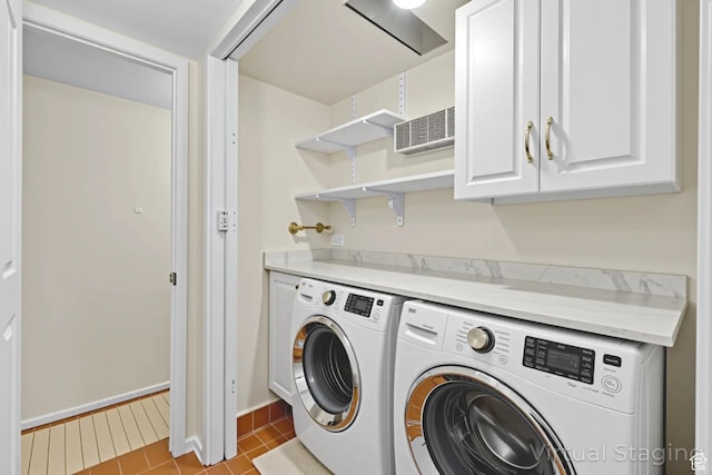 607 E 4030 S, Murray, UT 84107 - washroom featuring cabinet space, washer and dryer, and tile patterned floors