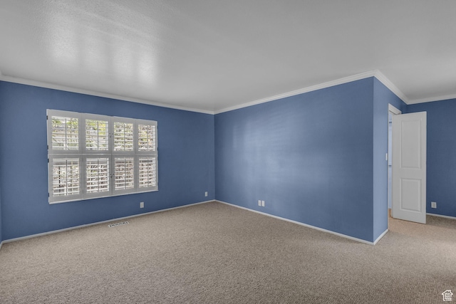 607 E 4030 S, Murray, UT 84107 - spare room with ornamental molding and carpet floors