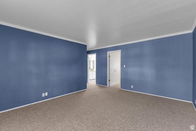 607 E 4030 S, Murray, UT 84107 - carpeted spare room with ornamental molding