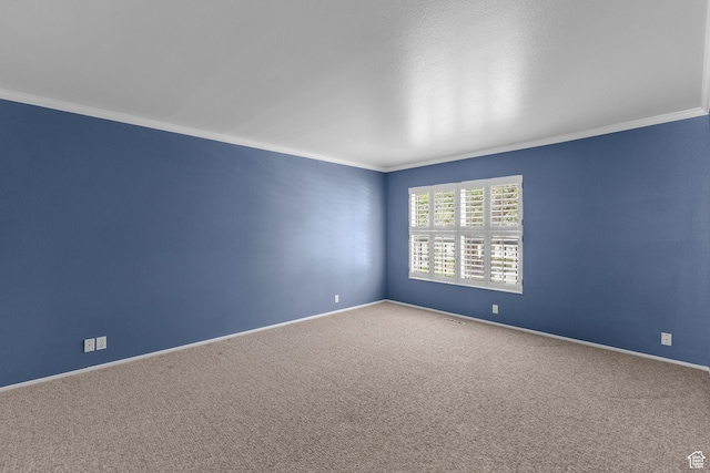 607 E 4030 S, Murray, UT 84107 - carpeted spare room with ornamental molding and baseboards