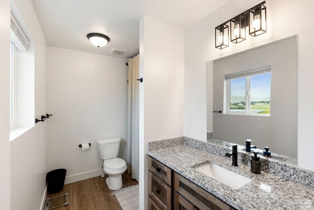 87 E Legacy Dr, Franklin, ID 83237 - bathroom featuring vanity and wood finished floors
