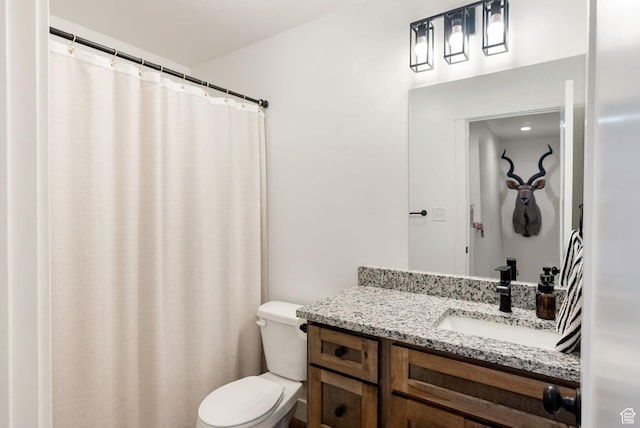 87 E Legacy Dr, Franklin, ID 83237 - bathroom with vanity and a shower with curtain