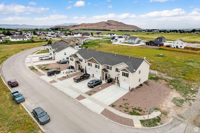 87 E Legacy Dr, Franklin, ID 83237 - aerial perspective of suburban area with mountains