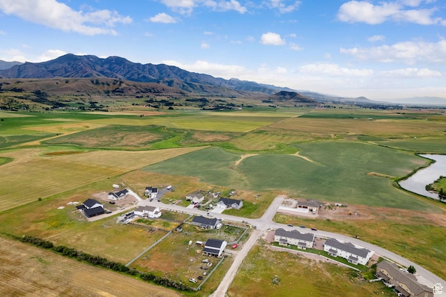 87 E Legacy Dr, Franklin, ID 83237 - aerial view of property and surrounding area featuring mountains and a golf course