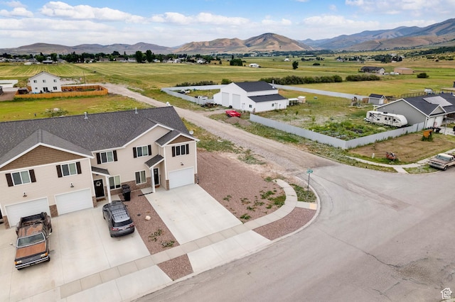 87 E Legacy Dr, Franklin, ID 83237 - aerial view of sparsely populated area with mountains