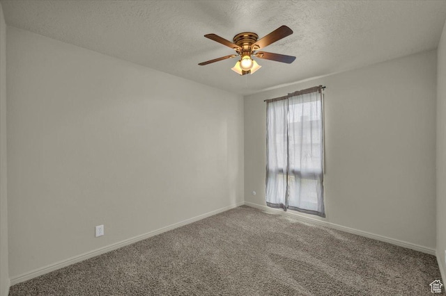 328 Pectol St, Washington, UT 84780 - carpeted spare room with a textured ceiling and a ceiling fan