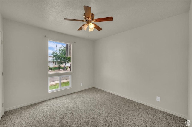 328 Pectol St, Washington, UT 84780 - unfurnished room featuring carpet, ceiling fan, and a textured ceiling