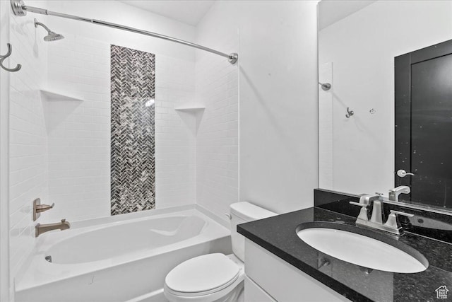 6153 W Poplar View Dr, South Jordan, UT 84009 - full bathroom with vanity and shower / tub combination