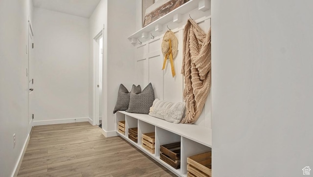 812 N 1750 E Unit 148, Salem, UT 84653 - mudroom featuring baseboards and wood finished floors
