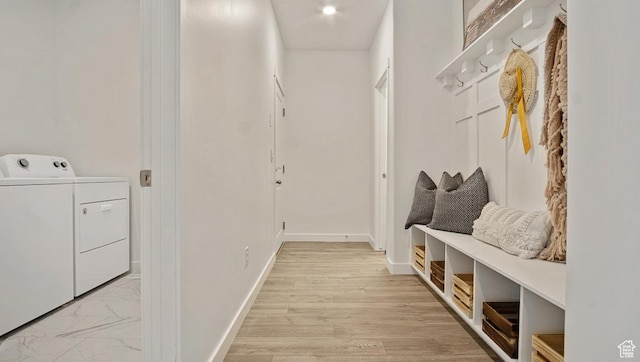 812 N 1750 E Unit 148, Salem, UT 84653 - mudroom with washing machine and clothes dryer and baseboards