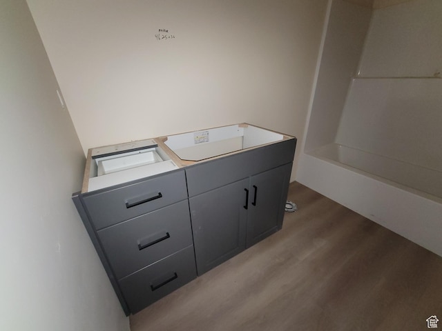 2909 S Richards View Rd Unit 6, Magna, UT 84044 - full bathroom with wood finished floors and vanity